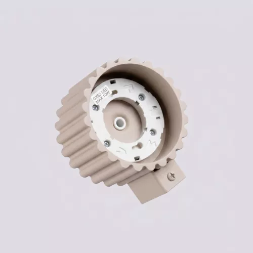 LED fali spotlámpa Gx53 Taupe minimalista kialakítású hengeres Aura Deep Space SL.2619 Sollux