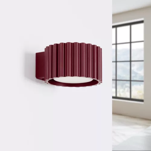 LED fali spotlámpa Gx53 barna minimalista kialakítású hengeres Aura Deep Space SL.2620 Sollux