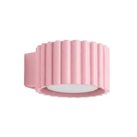   LED fali spotlámpa Gx53 rózsaszín minimalista kialakítású hengeres Aura Deep Space SL.2622 Sollux
