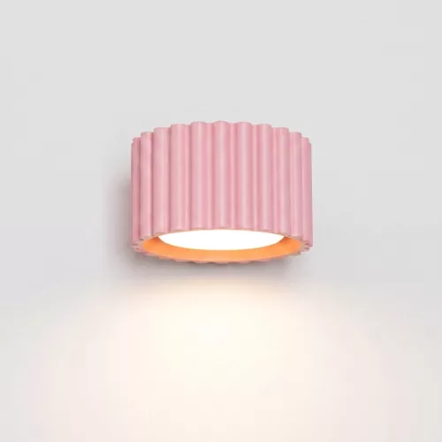 LED fali spotlámpa Gx53 rózsaszín minimalista kialakítású hengeres Aura Deep Space SL.2622 Sollux