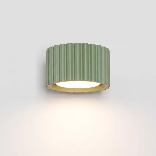 LED fali spotlámpa Gx53 zsályazöld minimalista kialakítású hengeres Aura Deep Space SL.2623 Sollux