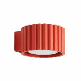   LED fali spotlámpa Gx53 piros minimalista kialakítású hengeres Aura Deep Space SL.2625 Sollux