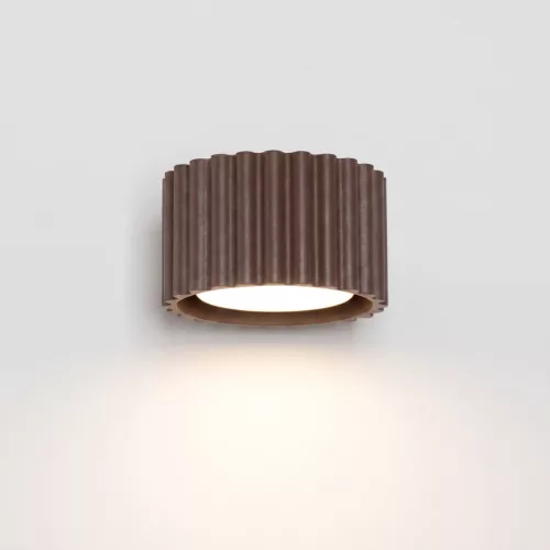 LED fali spotlámpa Gx53 barna minimalista kialakítású hengeres Aura Deep Space SL.2626 Sollux