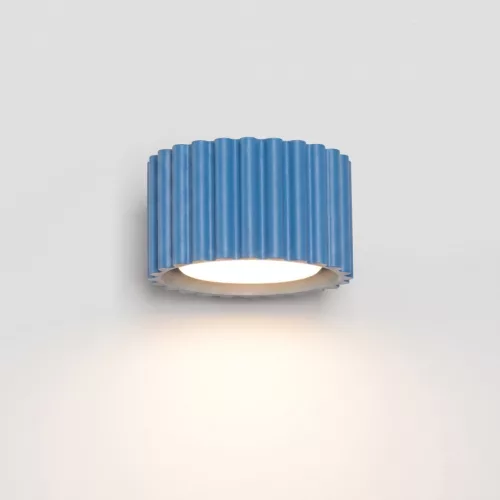 LED fali spotlámpa Gx53 világoskék minimalista kialakítású hengeres Aura Deep Space SL.2627 Sollux