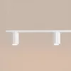 LED függesztett mennyezeti spotlámpa 4x GU10 fehér minimalista kialakítású hengeres bordázott Deep Space SL.2711 Sollux