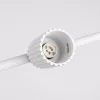 LED függesztett mennyezeti spotlámpa 4x GU10 fehér minimalista kialakítású hengeres bordázott Deep Space SL.2711 Sollux