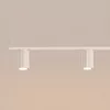 LED függesztett mennyezeti spotlámpa 4x GU10 bézs minimalista kialakítású hengeres bordázott Deep Space SL.2713 Sollux