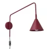 Falikar E14 kapcsolóval burgundi vörös Nox Crimson SL.2289 Sollux