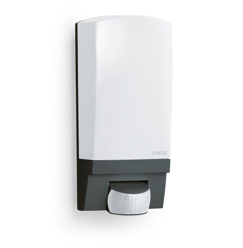 LED kerti lámpa világító házszám fali lámpa L 1 E27 IP44 érzékelő fekete acél