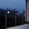 Napelemes kerti lámpa XSOLAR GL-S LED IP44 1.2W 4000K érzékelő pólus antracit acél