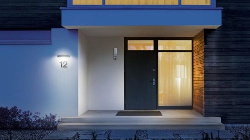 Napelemes kerti lámpa XSOLAR SOL-O emelőfali lámpa IP44 0.07W 3000K érzékelő ezüst Steinel