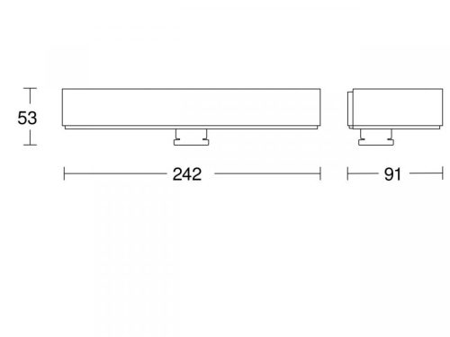 Napelemes kerti lámpa magassági fali lámpa XSOLAR SOL-O érzékelő IP44 1,5 W 3000K érzékelő ezüst acél