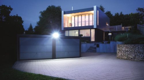 LED-es reflektor 19.3 W 2124lm 3000K IP44 Grafit mozgás- és szürkület érzékelővel XLED HOME 2XL Steinel