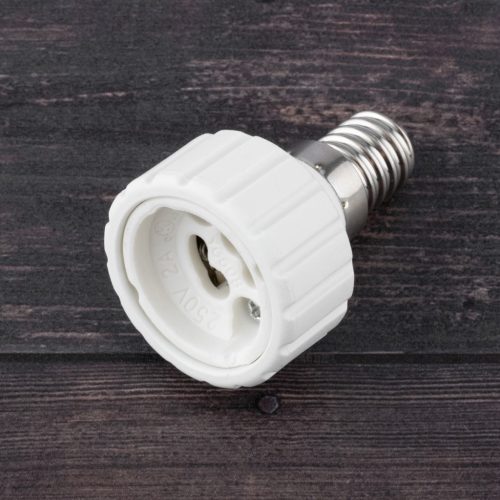 LED menetcsökkentő adapter E14-GU10