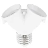 Izzó foglalat LED-adapter dupla átalakító E27 - 2xE27