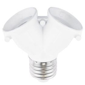 Izzó foglalat LED-adapter dupla átalakító E27 - 2xE27