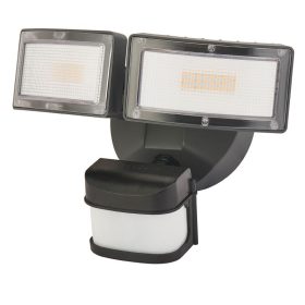   Kültéri kerti homlokzati lámpa WAVE LED Duo 6556-PIR 36W 3000lm 4000K Semleges Su-Ma + mozgás- és alkony érzékelő