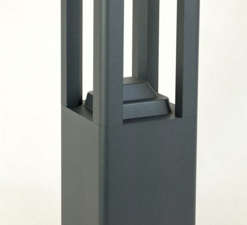 Kültéri álló kerti lámpa POST ventilátor négyzet alakú FKW-800 GX53 80cm Su-Ma