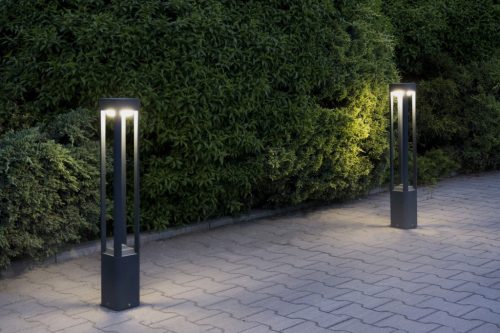 Kültéri álló kerti lámpa POST ventilátor négyzet alakú FKW-800 GX53 80cm Su-Ma