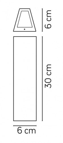 Kültéri kerti lámpa fali lámpa LED ón M1401 W 700lm 4000K semleges Su-Ma