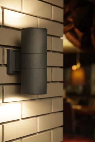 Kültéri kerti homlokzati lámpa LED FALI LÁMPA Adela 7001 BL E27 Su-Ma