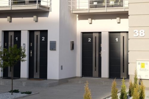 Kültéri kerti homlokzati lámpa LED FALI LÁMPA Adela 8002 AL E27 Su-Ma