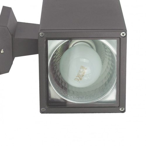 Kültéri kerti homlokzati lámpa LED FALI LÁMPA Adela 8002 DG E27 Su-Ma