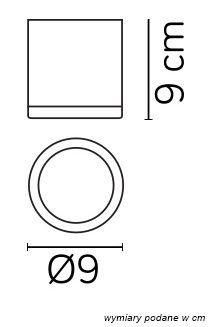 Kültéri mennyezeti kerti lámpa SPOT LED Adela Midi M1455 DG GU10 Su-Ma