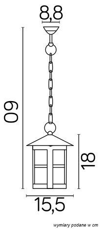 Izzó LED kerti lámpa CORDOBA K 1018/1/T E27 Su-Ma