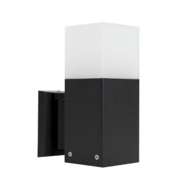   Kültéri kerti homlokzati lámpa FALI LÁMPA LED Kocka CB-K BL E27 Su-Ma