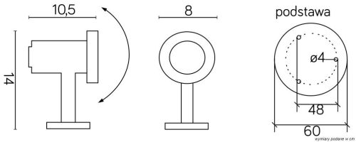 Kültéri álló kerti lámpa REFLECTOR Emy 7062 GU5.3 14cm Su-Ma