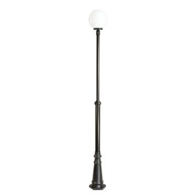   Kültéri kerti lámpaoszlop LANTERN E27 CLASSIC BALLS OGMWN 1300 175-275cm fekete Su-Ma