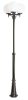 Kültéri kerti lámpaoszlop LANTERN E27 CLASSIC BALLS OGMWN 3 300 190-290cm fekete Su-Ma