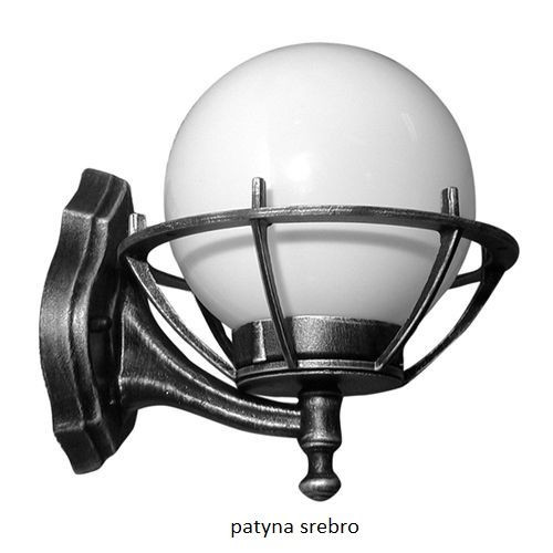 Kültéri kerti homlokzati lámpa LED FALI LÁMPA Golyók kosárral 200 K 3012/1/KPO E27 Su-Ma