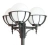 Kültéri kerti lámpaoszlop LANTERN E27 golyók kosárral 250 OGMWN 3 KPO 250 185-285cm fekete Su-Ma