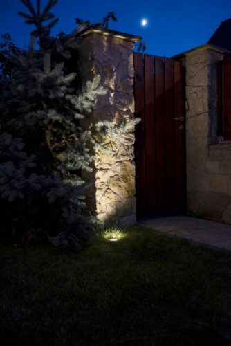 Földre szerelhető lampatest Leda ST 5024 B négyzet 1W 86lm 3000K IP67 Su-Ma