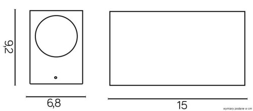 Kültéri kerti homlokzati lámpa LED Mini 5002 DG GU10 Su-Ma