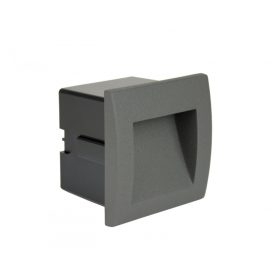   Kültéri süllyesztett LED homlokzati kerti lampa Mur-Led M2029 1.5W 60lm 3000K meleg Su-Ma