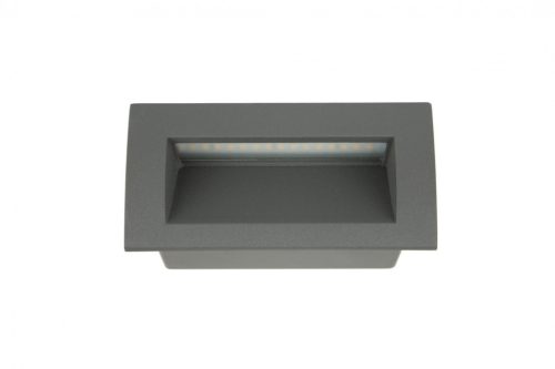 Kültéri süllyesztett LED homlokzati kerti lampa Mur-Led M2031 3W 100lm 3000K meleg Su-Ma