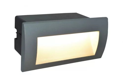 Kültéri süllyesztett LED homlokzati kerti lampa Mur-Led M2031 3W 100lm 3000K meleg Su-Ma