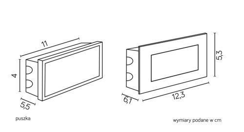 Kültéri kerti lámpa Süllyesztett LED hullámlámpa Led Inox E 04 1.5W 64lm 3000K Meleg Su-Ma