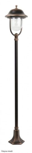 Kültéri álló kerti lámpa POST Prince K 5002/1/O E27 167cm Su-Ma