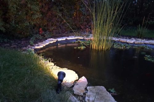 Kültéri álló kerti lámpa REFLECTOR Prit LK4001-15A GU10 34,8cm Su-Ma