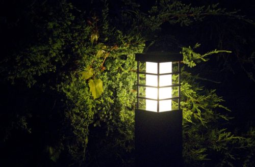 Kültéri álló kerti lámpa POST RADO II 2 AL E27 50cm Su-Ma