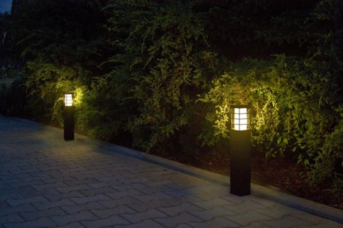 Kültéri álló kerti lámpa POST RADO II 2 DGL E27 50cm Su-Ma