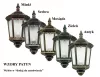 Kültéri kerti homlokzati lámpa LED Retro Classic K 3012/P SZ E27 Su-Ma