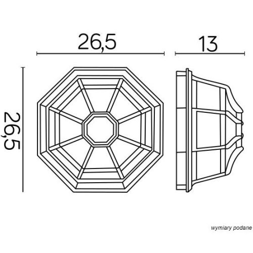 Kültéri kerti homlokzati lámpa LED Retro Classic K 3012/P SZ E27 Su-Ma