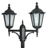Kültéri kerti lámpaoszlop LANTERN E27 Retro Classic OGMWN 2 195-295cm fekete Su-Ma