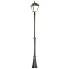 Kültéri kerti lámpaoszlop LANTERN E27 Retro Square OGMWN 1 BD KW 200-300cm fekete Su-Ma