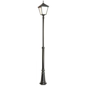   Kültéri kerti lámpaoszlop LANTERN E27 Retro Square OGMWN 1 BD KW 200-300cm fekete Su-Ma